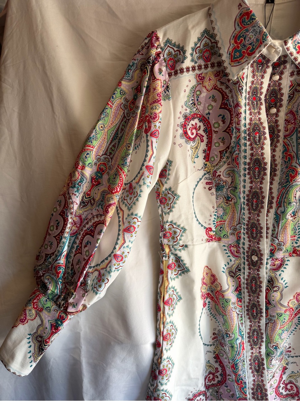 Beulah Paisely shirt dress - Picture 9 of 12
